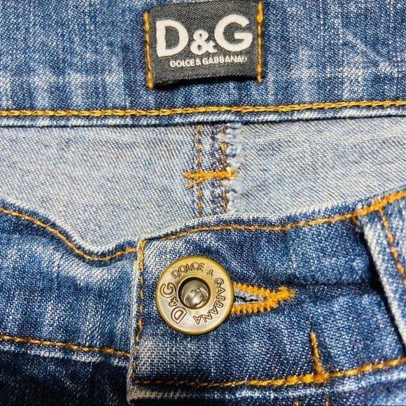 Dolce & Gabbana High Rise Flared Jeans 26 - Picture 5 of 12